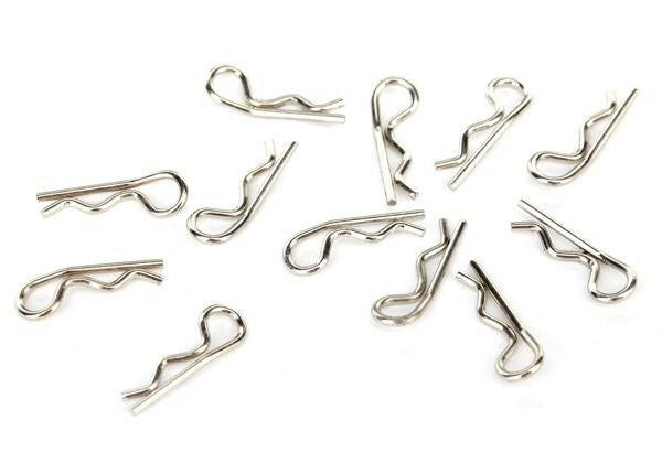 Lot de 12 Clips de carrosserie pour 1/12, 1/16 & 1/18 - Latrax 7542 - Breizh Modélisme.