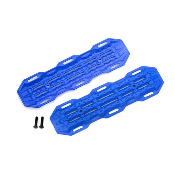 Panneaux de traction bleu (x2) - Traxxas 8121X - Breizh Modélisme.