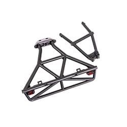 Pare-choc arrière + support slash 4x4 pour kit led - 6836X - Breizh Modélisme.