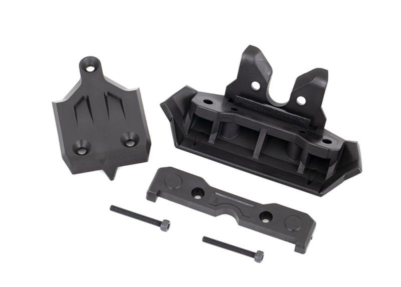 Pare-choc avant + support - Traxxas sledge 9535 - Breizh Modélisme.