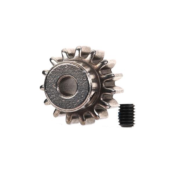 Pignon moteur Traxxas acier 15 dts - 32 dp - 3mm - 3917 - Breizh Modélisme.