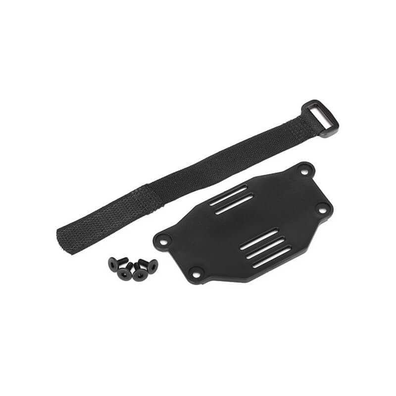 Plaque et Sangle de batterie TRX-4 - Traxxas 8223 - Breizh Modélisme.