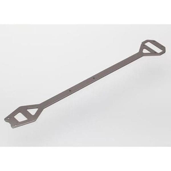 Renfort de châssis 6061-T6 alu anodisé titane XO-1 - Traxxas 6421 - Breizh Modélisme.