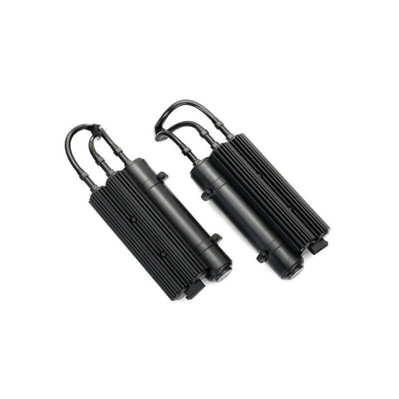 Réservoirs d'amortisseurs factices noirs (x2) - Traxxas 8423 - Breizh Modélisme.