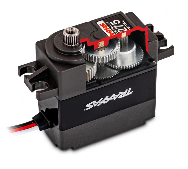 Servo Traxxas 2275 High Torque Pignon Metal - Breizh Modélisme.