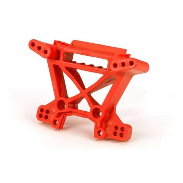 Support d'amortisseurs avant renforcés rouge (pour kit 9080) - 9038R - Breizh Modélisme.