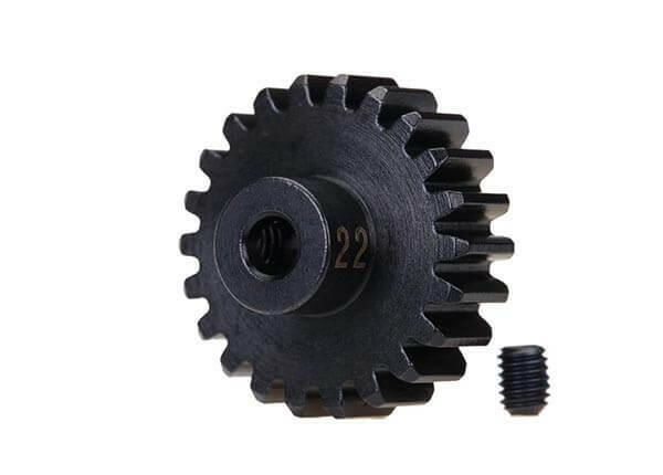 Traxxas 3952X Pignon moteur acier 22 dts 32dp renforcé - Breizh Modélisme.