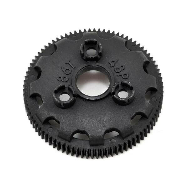 Traxxas 4686 Couronne 86 dents en plastique 48dp - Breizh Modélisme