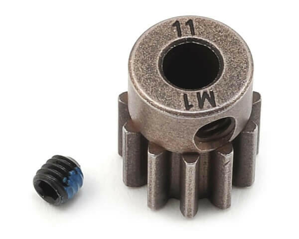 Traxxas 6484X Pignon moteur 11 dts - M1.0 - 5 mm - Breizh Modélisme.