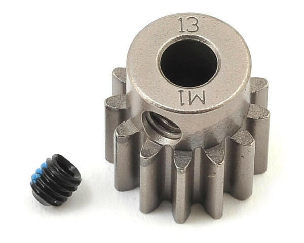 Traxxas 6486X Pignon moteur 13 dts - M1.0 - 5 mm - Breizh Modélisme.