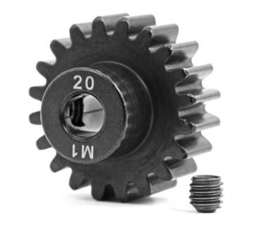 Traxxas 6494R Pignon renforcé 20 dents - M1.0 - 5mm - Breizh Modélisme.