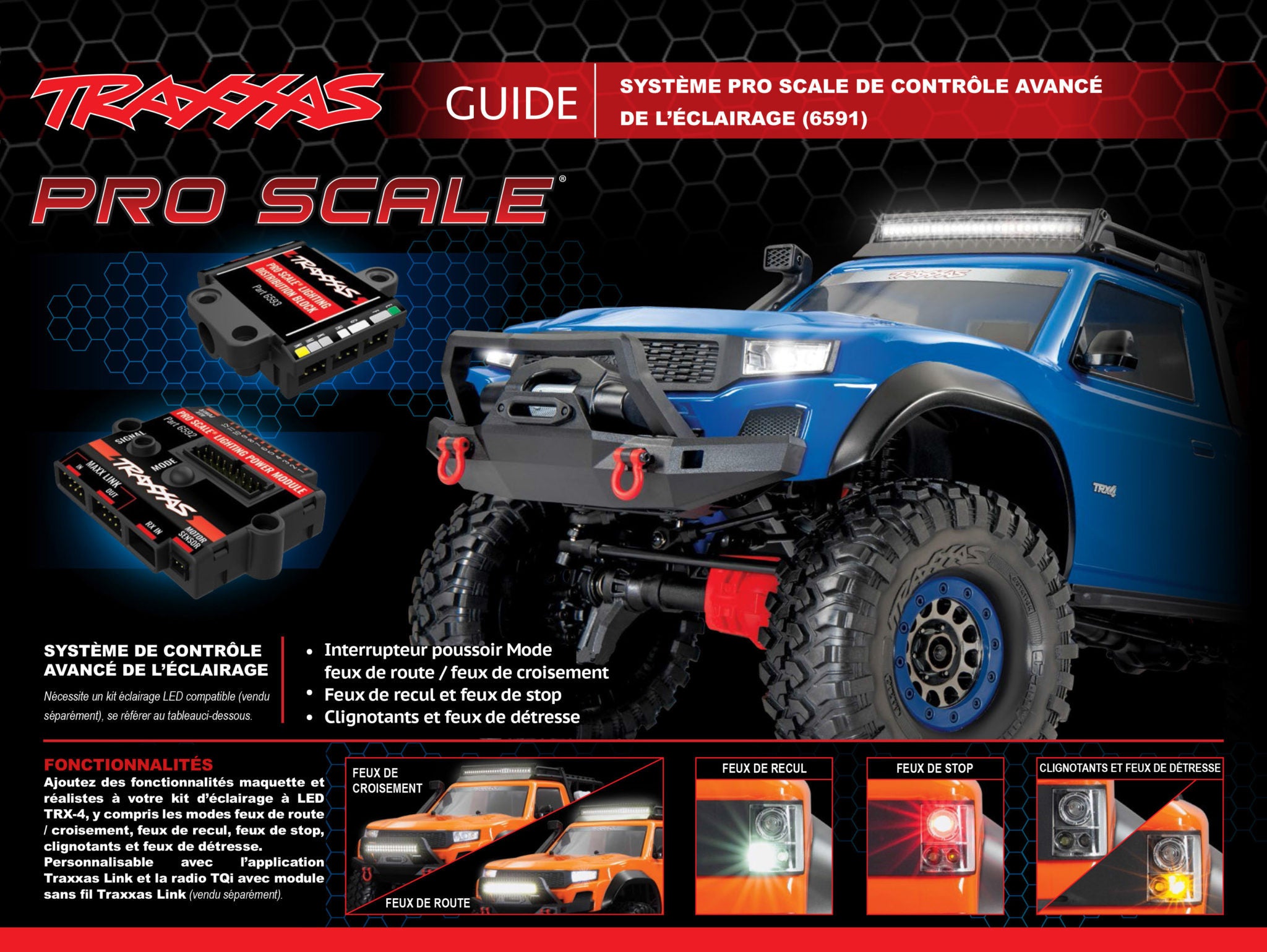 Traxxas 6592 Module d'Alimentation Pro Scale Advanced - Breizh Modélisme.