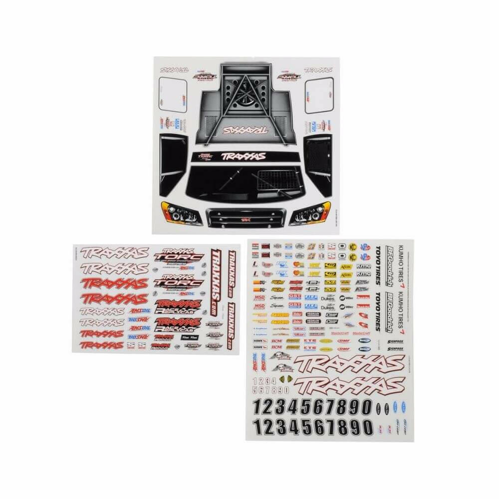 Traxxas 6813 - 2 Autocollants Slash 4x4 - Breizh Modélisme.