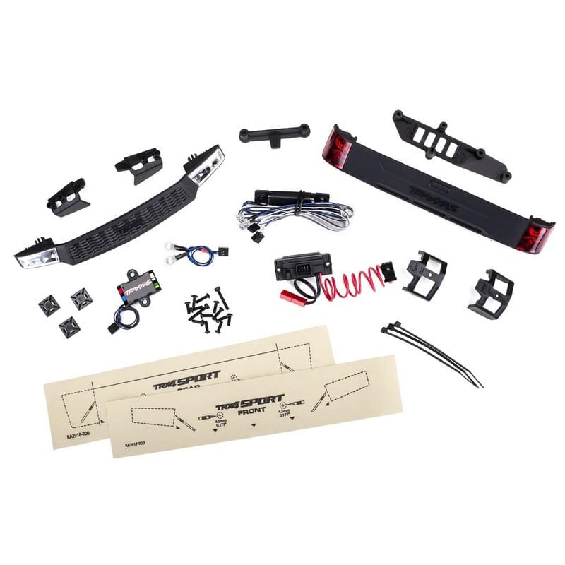 Traxxas 8085 Kit complet LED + Alimentation 3V TRX-4 - Breizh Modélisme.