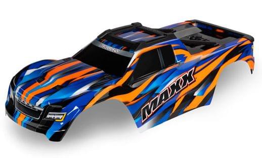 Traxxas 8918T Carrosserie Maxx Widemaxx orange - Breizh Modélisme.