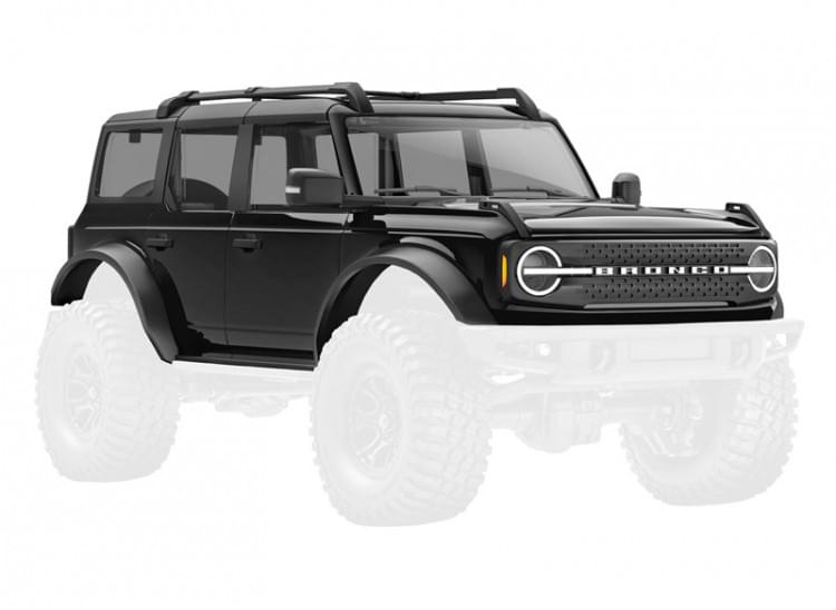 Traxxas 9711 Carrosserie Ford Bronco Noire - 1/18 - Breizh Modélisme.