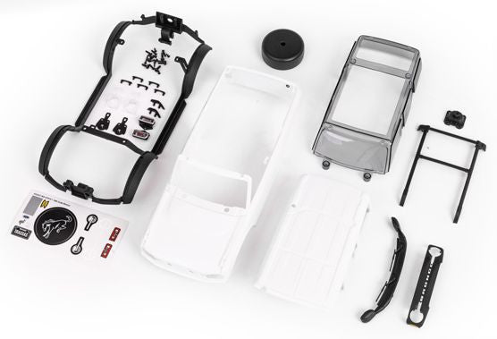 Traxxas 9711 Carrosserie Ford Bronco Transparente - 1/18 - Breizh Modélisme.