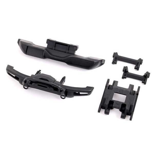 Traxxas 9735A Pare choc avant treuil et support central arrière TRX-4M - Breizh Modélisme.