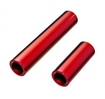 Traxxas 9752 Cardans Central Avant/Arriere Anodises Rouges - Trx-4m - Breizh Modélisme.