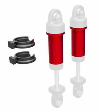 Traxxas 9763 Corps D'amortisseur Anodise Rouge (X2) - Trx-4m - Breizh Modélisme.