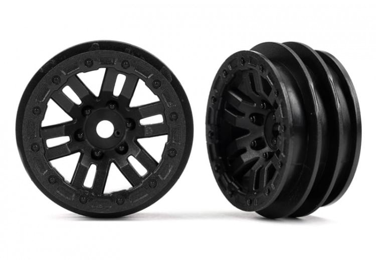 Traxxas 9768 Jantes 1,1 Noires (X2) - Trx-4m - Breizh Modélisme.