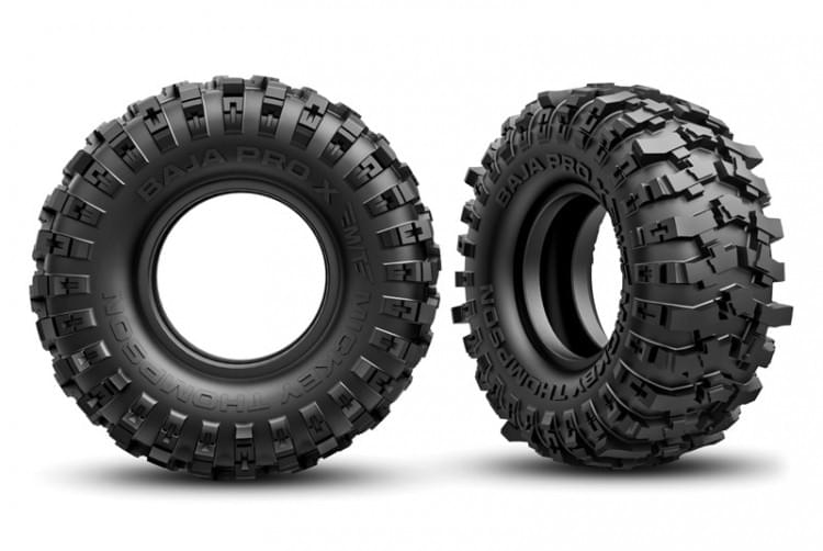 Traxxas 9782 Pneus Mt Baja Pro X 1.0 (X2) - Trx-4m - Breizh Modélisme.