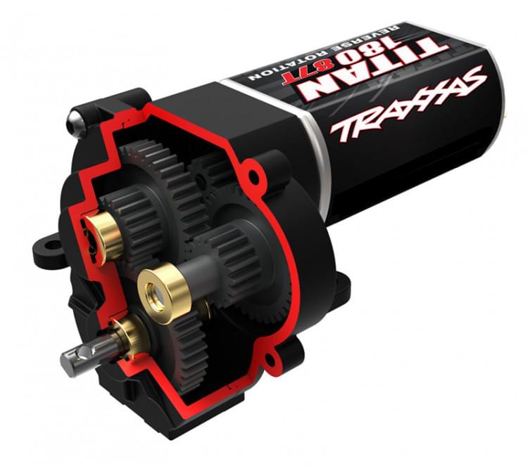 Traxxas 9791 Transmission Complete + Moteur - Moyenne Vitesse 16.6 : 1 - Trx-4m - Breizh Modélisme.