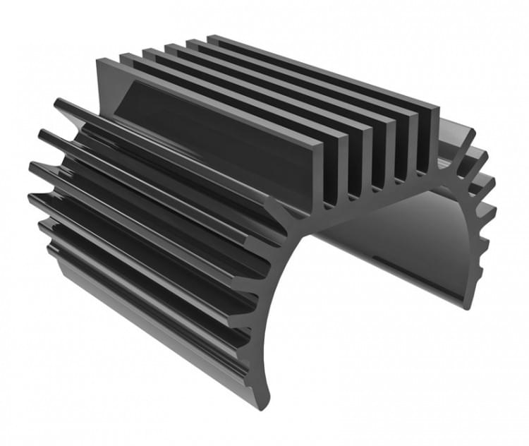 Traxxas 9793-GRAY Radiateur moteur titan 180 anodisé gris Trx-4m - Breizh Modélisme.