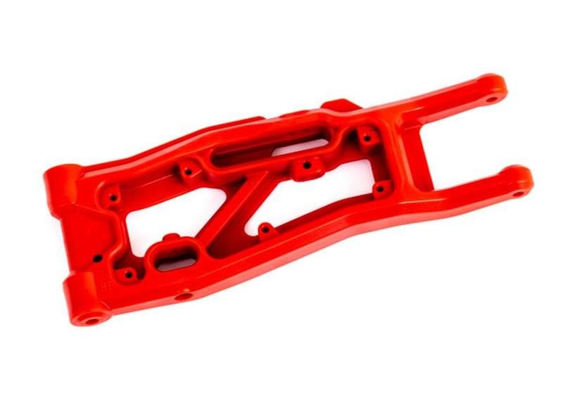 Triangle de suspension avant droit - rouge - Traxxas sledge 9530R - Breizh Modélisme.