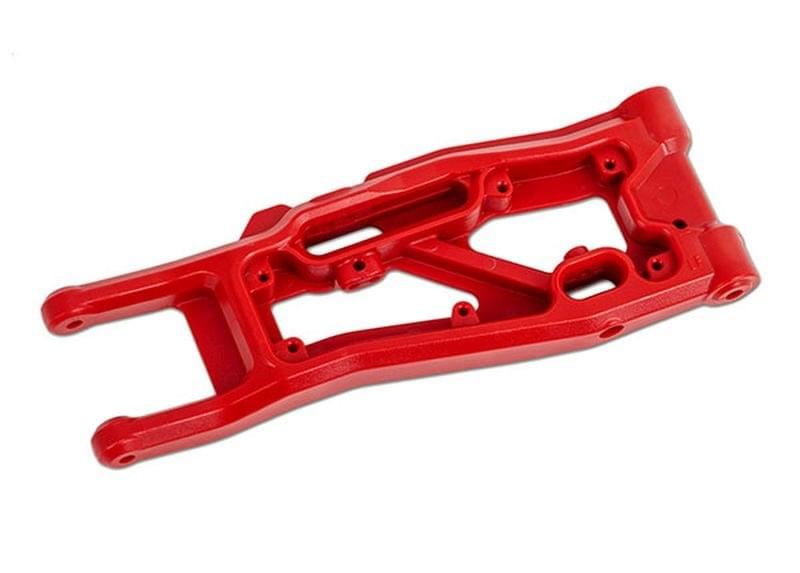 Triangle de suspension avant gauche - rouge Traxxas sledge 9531R - Breizh Modélisme.