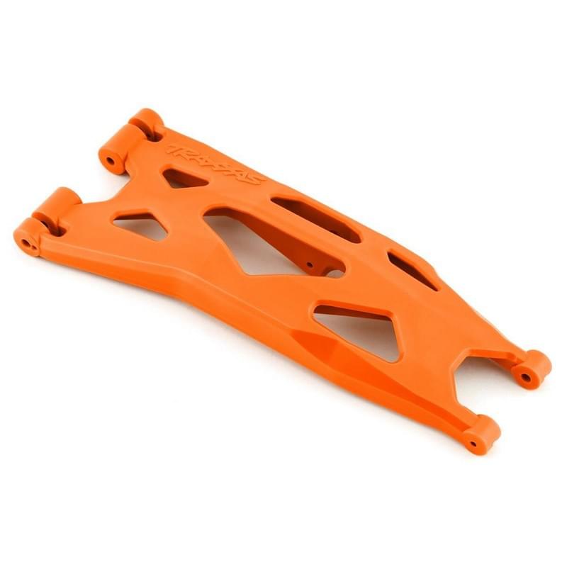 Triangle inférieur gauche Traxxas orange pour Wide XMaxx - Traxxas 7894T - Breizh Modélisme.