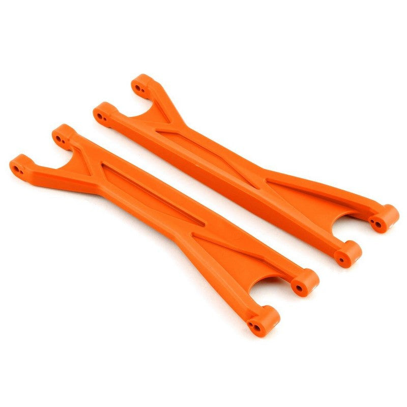 Triangle supérieur Traxxas orange (x2) pour Wide XMaxx - Traxxas 7892T - Breizh Modélisme.