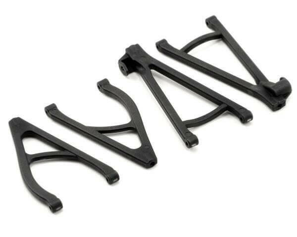 Triangles de suspension AR sup et inf - Traxxas TRX7132R ( empattement long 10 mm ).