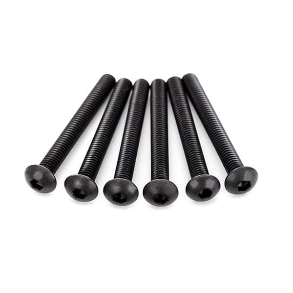 Vis tête bombée 4x30mm (6) - Traxxas 2598X - Breizh Modélisme.