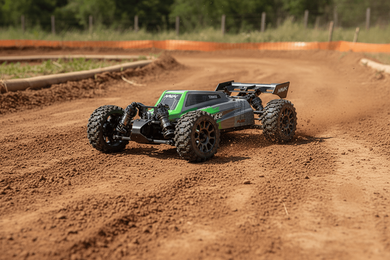 Buggy 2S 38km/h Maverick QByte XB Flux 1/12 Brushless RTR 4WD vert MV151402