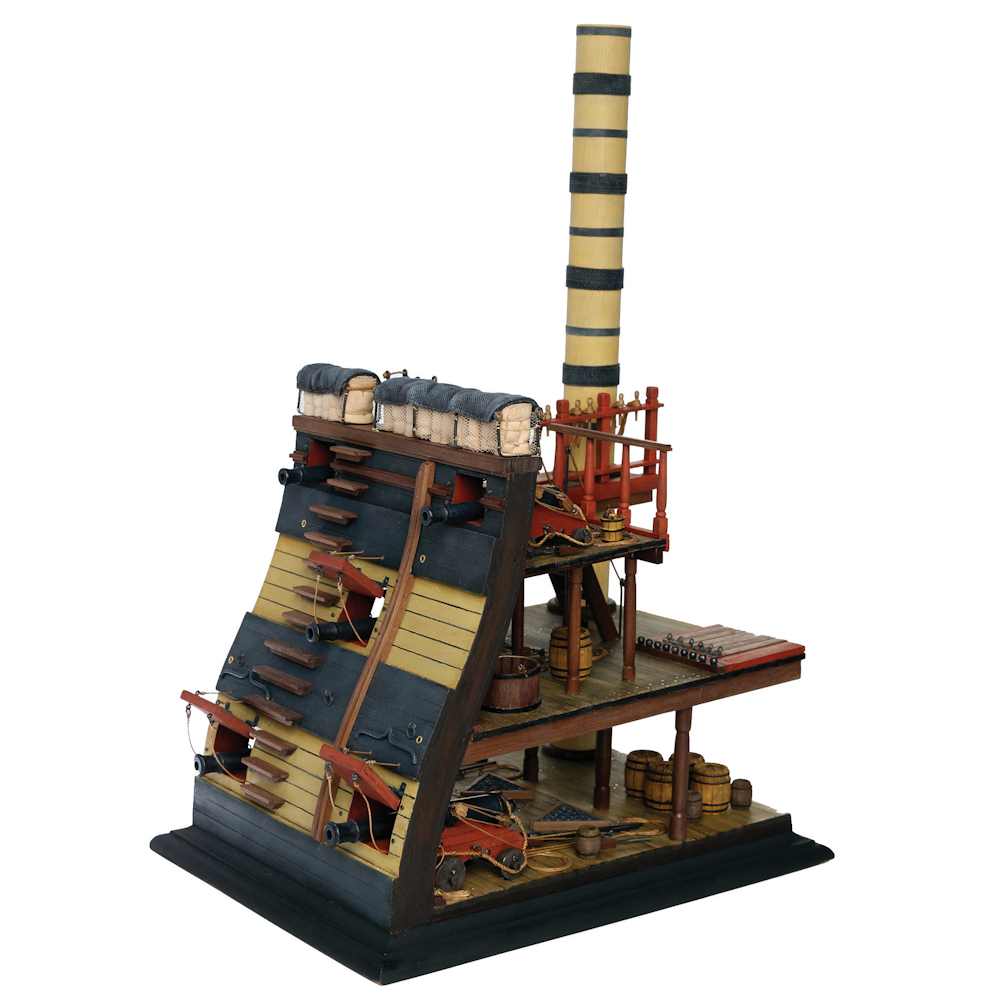 Maquette de bateau en bois Disarmodel 20148 - Navire espagnol de 80 canons