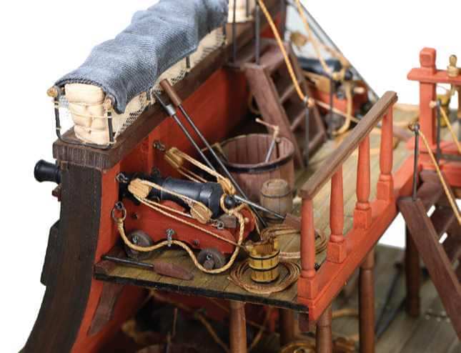 Maquette de bateau en bois Disarmodel 20148 - Navire espagnol de 80 canons