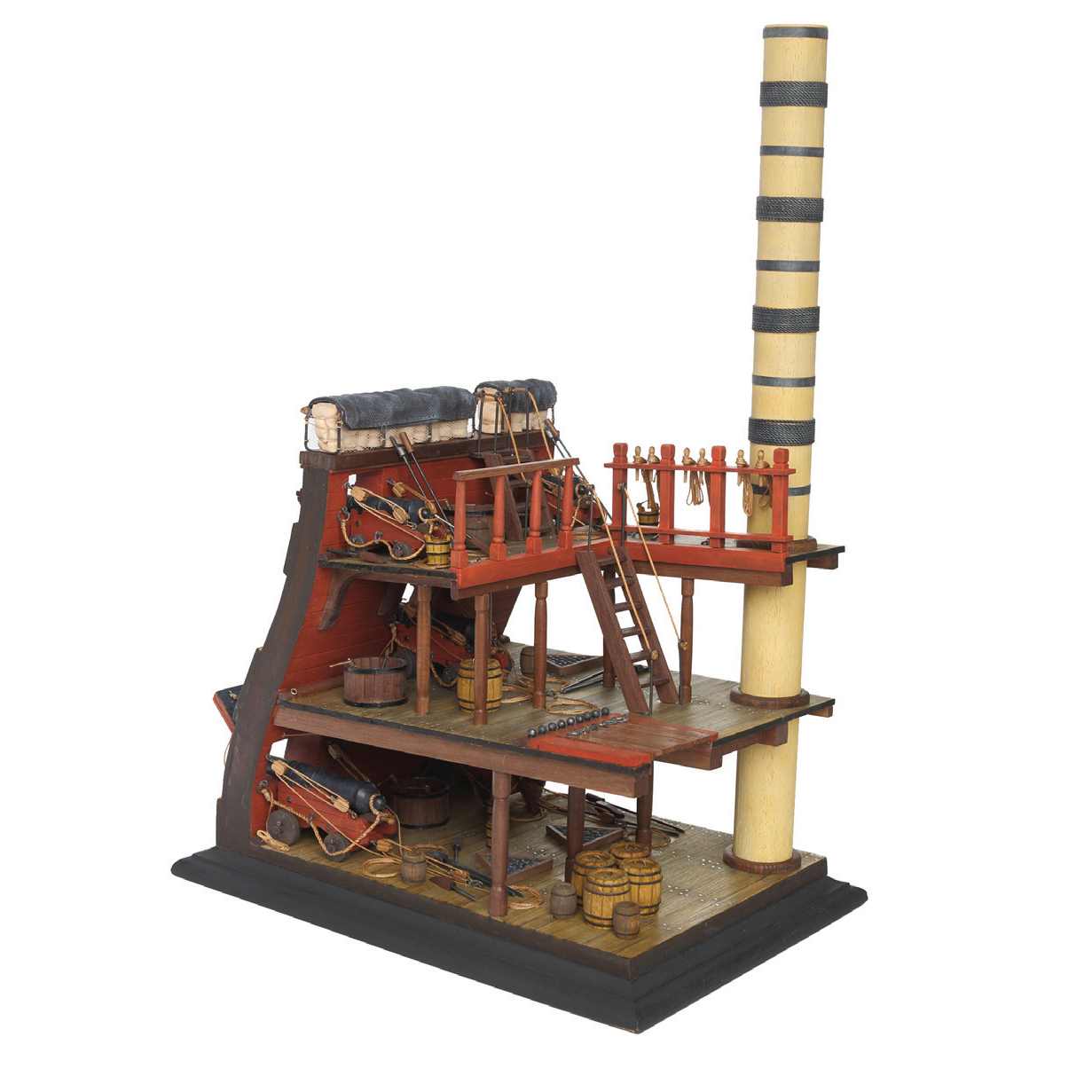 Maquette de bateau en bois Disarmodel 20148 - Navire espagnol de 80 canons