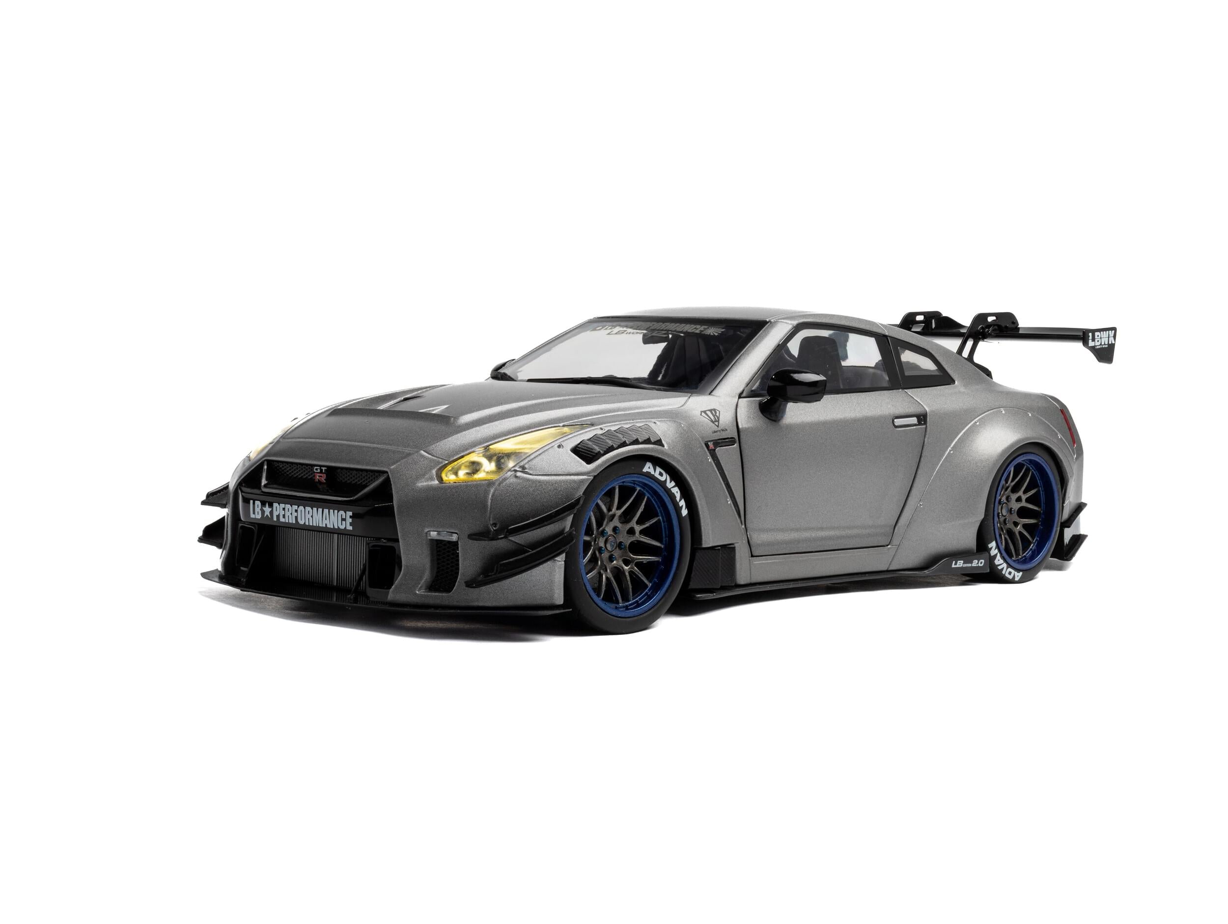 Solido S1805815 miniature collection 1/18 Nissan GT-R (R35) W/ Liberty Walk 2.0 2023 - Breizh Modélisme.