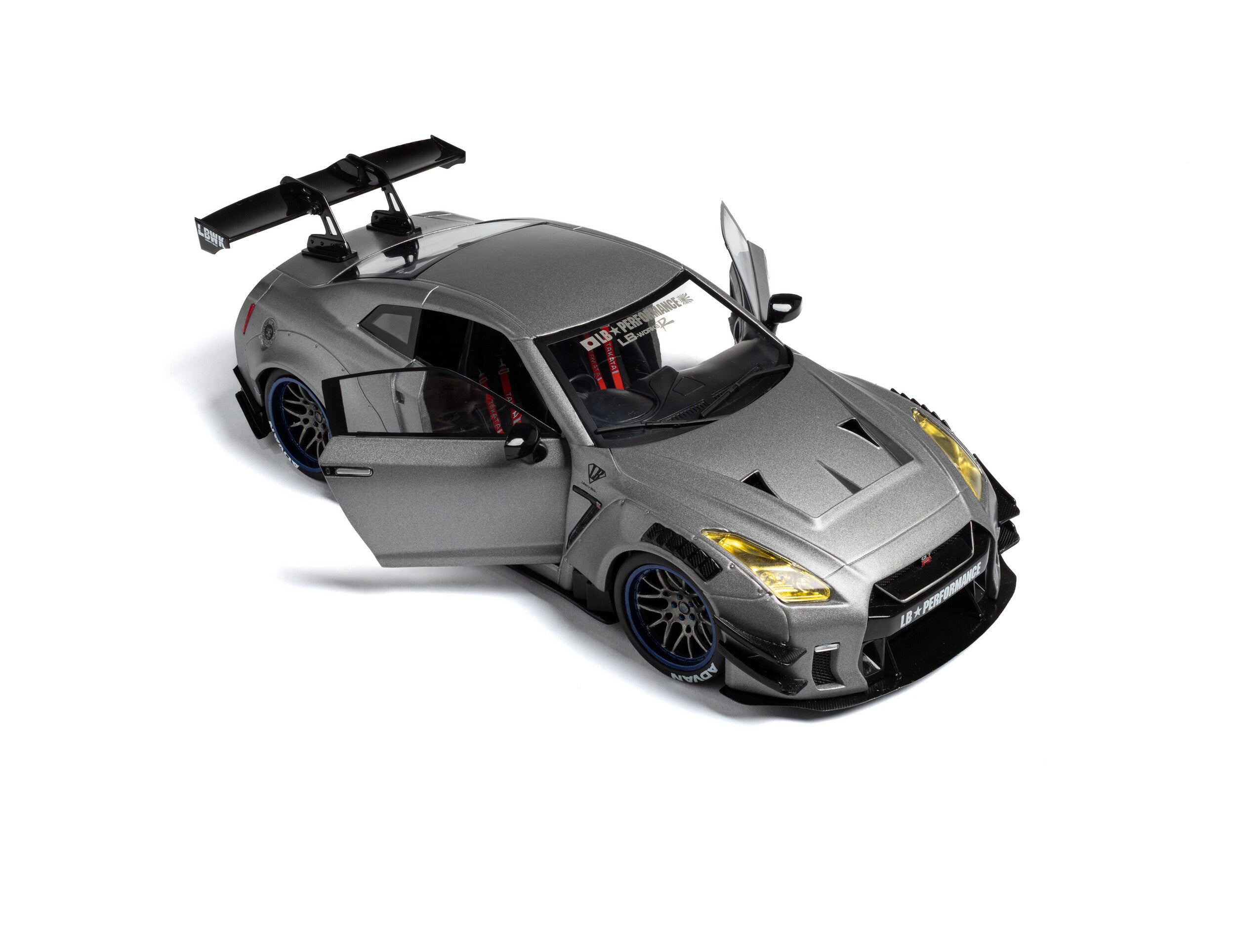 Solido S1805815 miniature collection 1/18 Nissan GT-R (R35) W/ Liberty Walk 2.0 2023 - Breizh Modélisme.