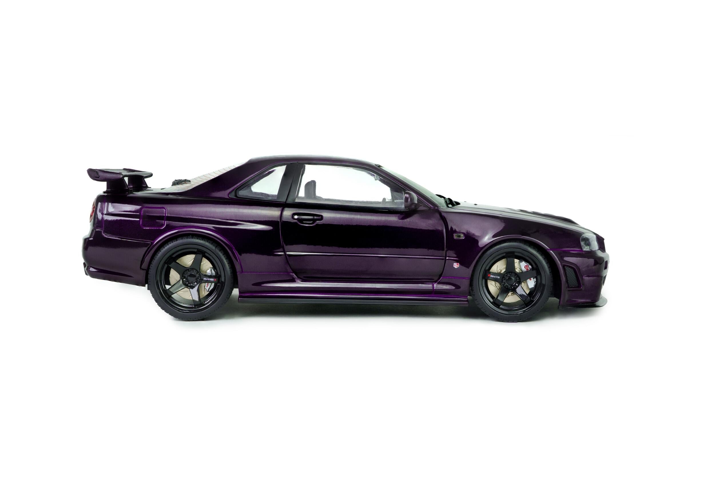 Solido S1804311 Voiture miniature collection 1/18 Nissan Skyline (R34) GT-R Z Tune 1999 Midnight Purple