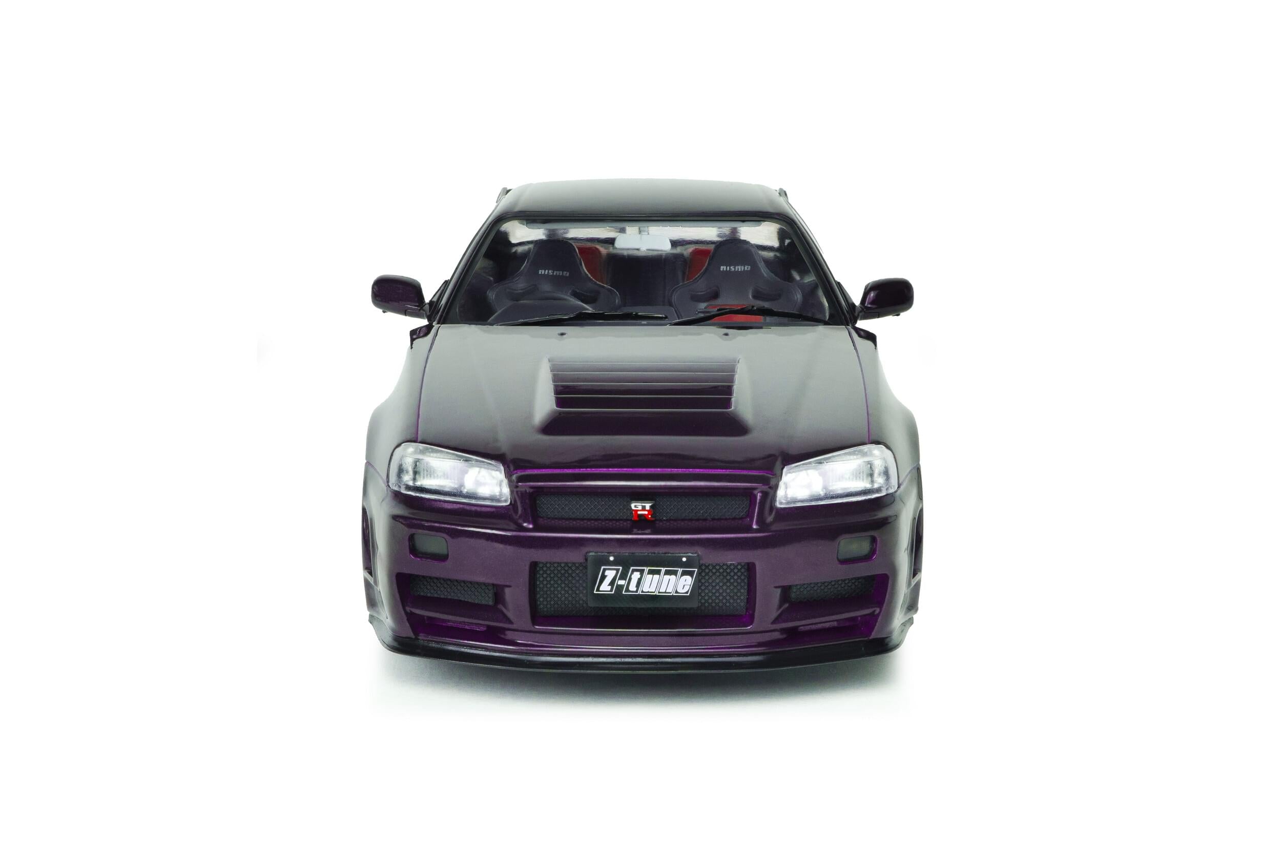 Solido S1804311 Voiture miniature collection 1/18 Nissan Skyline (R34) GT-R Z Tune 1999 Midnight Purple