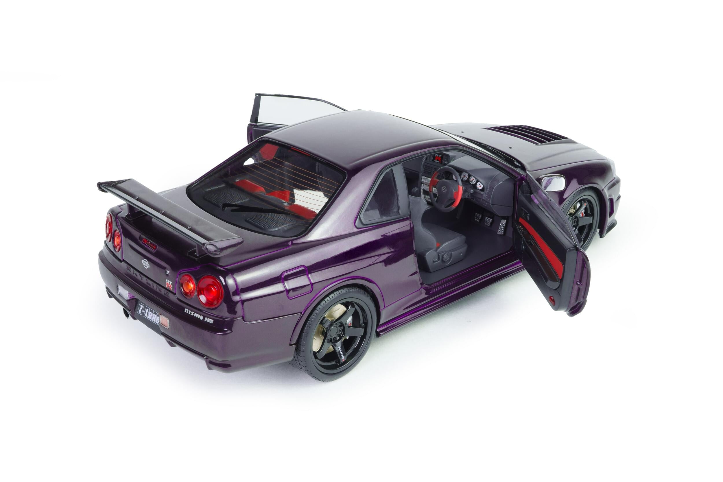 Solido S1804311 Voiture miniature collection 1/18 Nissan Skyline (R34) GT-R Z Tune 1999 Midnight Purple