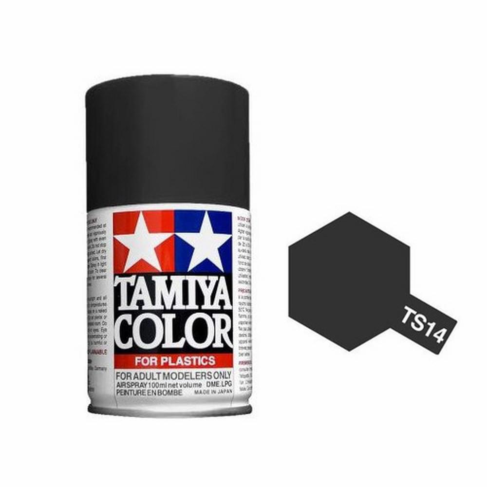 Peinture Maquette TS14 Noir brillant - Tamiya 85014