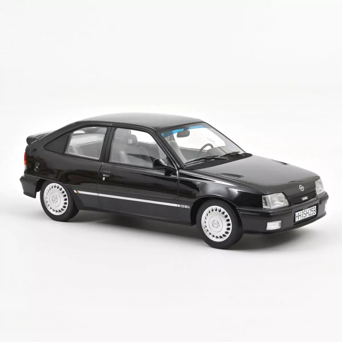 Voiture miniature collection 1/18 Opel Kadett GSi 1991 Noir métallisé Helmut Schmidt Norev 183617
