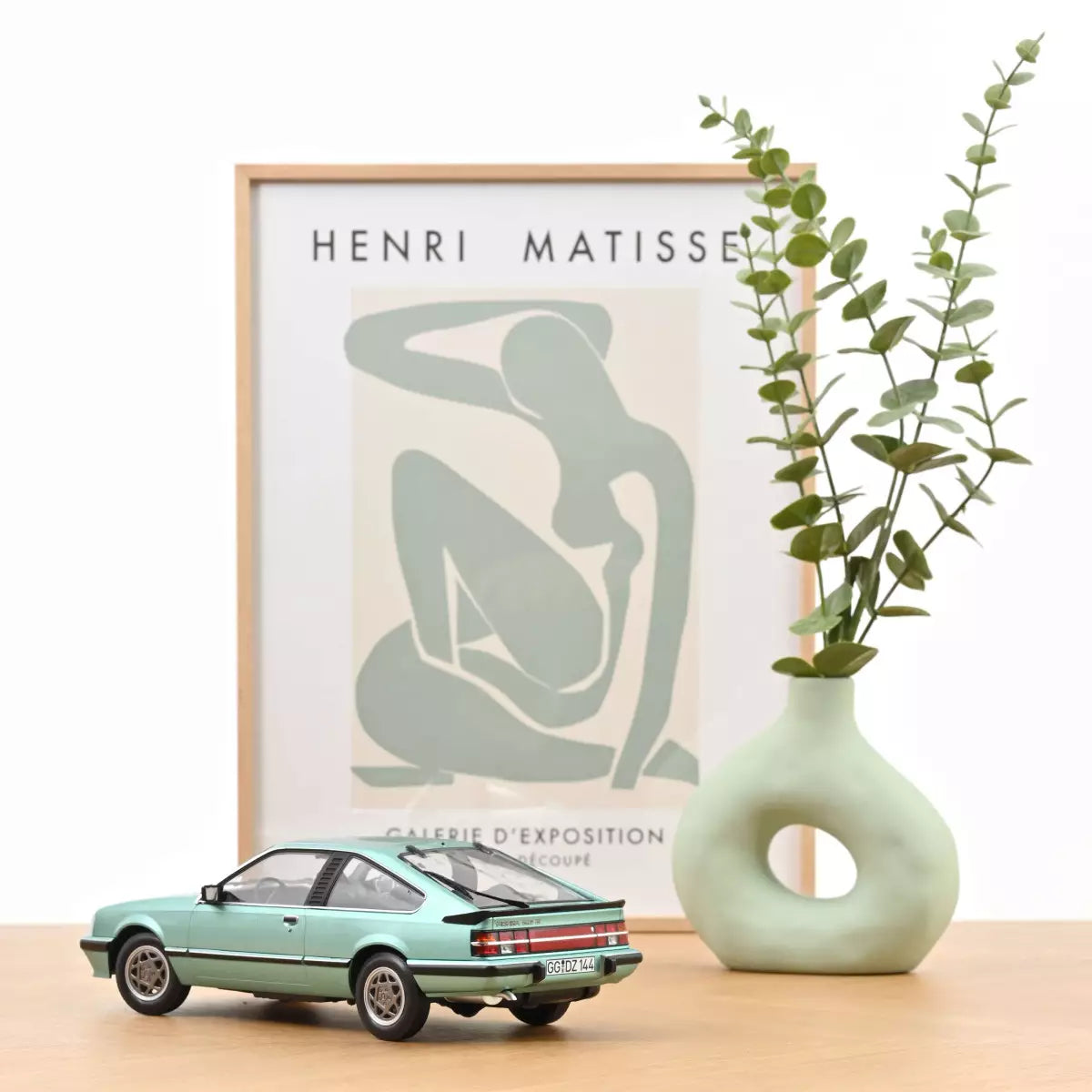 Voiture miniature collection 1/18 Opel Monza 2.5 E 1983 Vert Beryll métallisé Norev 183643