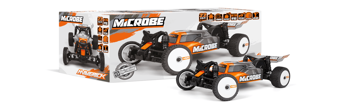 Buggy 1/24 Maverick Microbe – Voiture RC Tout-Terrain MV150802