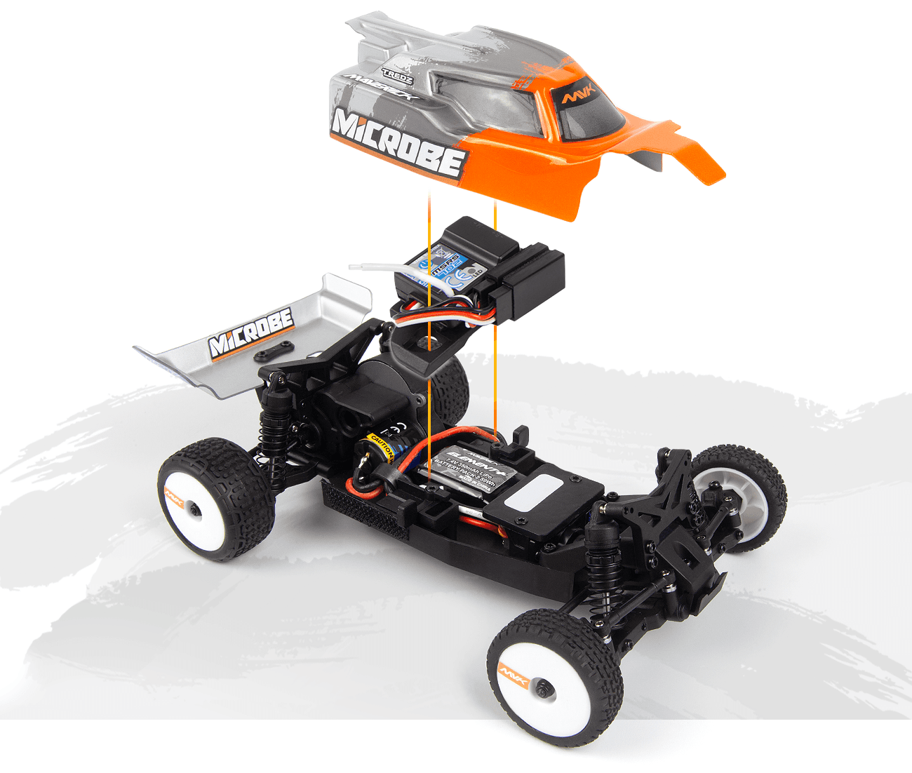 Buggy 1/24 Maverick Microbe – Voiture RC Tout-Terrain MV150802