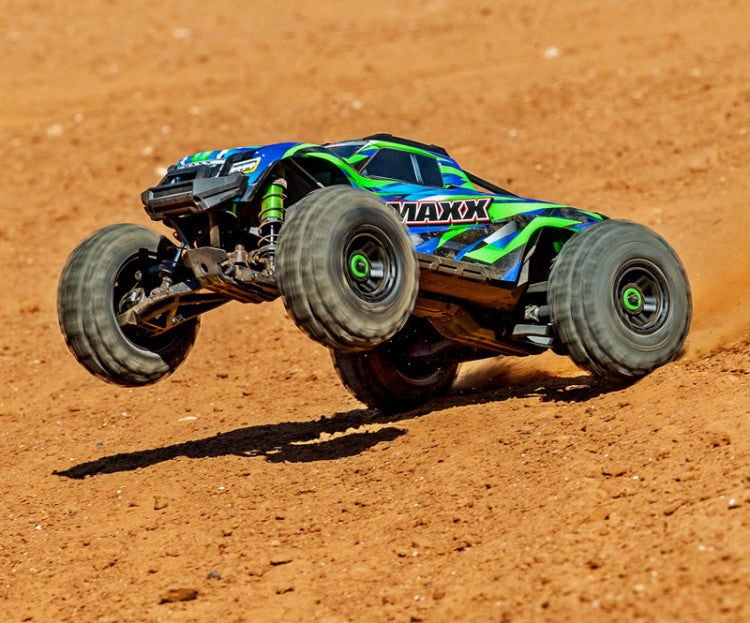 Combo Traxxas Wide-MAXX 4S vert 89086-4 - 1/10 - Breizh Modélisme.