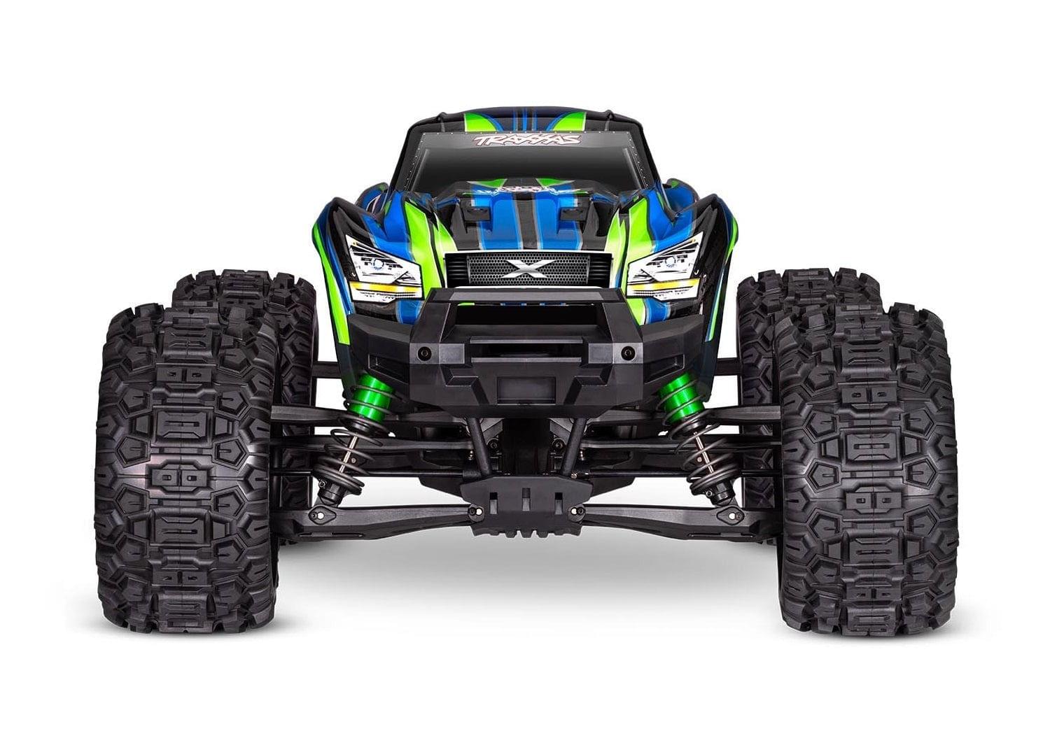 Pack Traxxas XMaxx 4x4 8S Belted vert RTR 1/6 brushless 77096-4 - Breizh Modélisme.